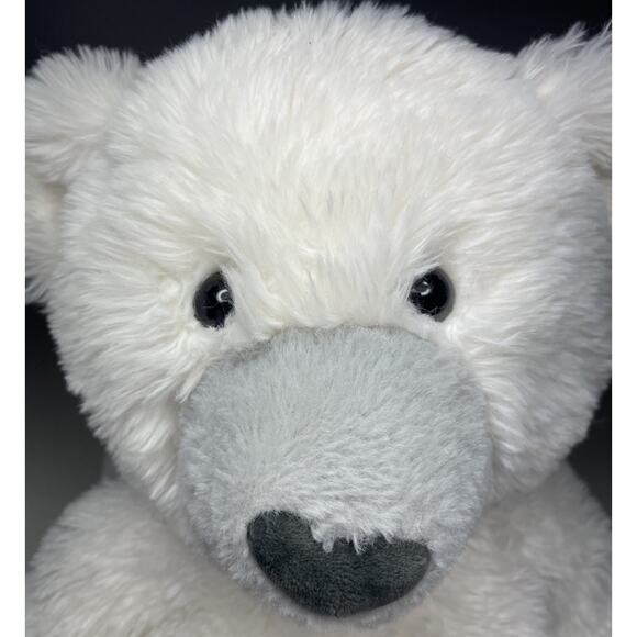 Kellytoy Brooke the Polar Bear Plush 20” White Gray Large Angel Wings - Picture 5 of 12